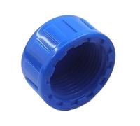 embout Embout fileté femelle en PVC, adaptateur de bouchon tuyau 1/2"-2", d'eau bleu, 2 pièces(3/4 inch)