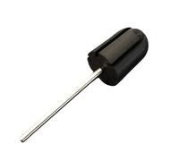 Embout emeri Capuchon d'ongle outil de lime de manucure Nail Art poignée en caoutchouc poignée accessoires de Machine de perceuse à ongles pour Polissage(1pcs 16X25MM)
