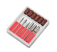 Embout emeri Ensemble de têtes de polissage des ongles, lime à bande de ponçage, perceuse électrique, réparation de Machine, remplacement pour Polissage(1 set)