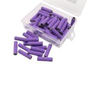 Embout emeri Mini foret à bande de ponçage de 3.0MM, 50 pièces pour Polissage(Purple 80 50pcs)