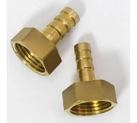 Embout en laiton de 30,5 cm pour raccord de tuyau fileté femelle BSP, parfait pour les connexions d'air, d'eau et de carburant (10 mm)