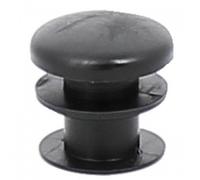 Embout en polyéthylène noir pour tube rond-D60mm PERGA