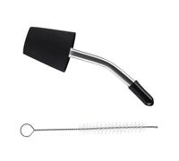 Embout étiré bouilloire, accessoire pour bec de théière | couvercle conique diamètre 1,50 à 1,78 cm thermique réutilisable avec brosse de nettoyage pour liqueurs et chocolat