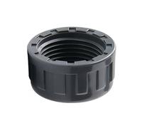 embout externe Embout femelle en PVC, bouchon de vidange vissé for alimentation eau jardin, raccord tuyau d'eau 20 à 63 mm, 5 pièces(Grey,25mm)