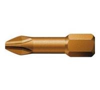 Embout extra-dur, pour vis cruciforme 1/4'' PH avec zone de torsion, 25 mm de long, Dimensions : PH 1, Long. totale 25 mm G