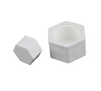 Embout fileté femelle en PVC (1/2''/3/4''/1'') - Bouchon hexagonal for étanchéité de plomberie(1/2")