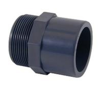 Embout fileté Pvc pression 1''1/4 à coller dia.40 int et dia. 50 ext