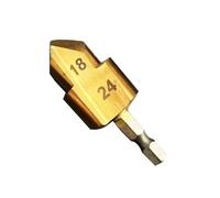 Embout fraiseuse en métal, embout fraiseur - alésoir pour conduits fraiseurs en acier | Raccord d'économie en PVC, outil d'alésoir de tuyau, tige hexagonale, changement rapide et pointe