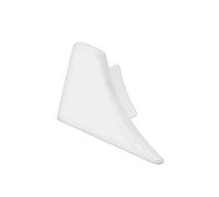 Embout gauche pour profilé de raccordement mural T-COVE blanc (H= 8 mm)