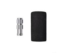 Embout Gonflage Vélo Route pour vtt Protection Mains Froid Embout | Structure allongée pour gonflage pour facile, matériau léger, résistance à l'usure, mat, route et VTT(silver)