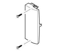 Embout goulotte - PLANET-WATTOHM - PW 85x50 - PVC - Blanc artic - Intérieur