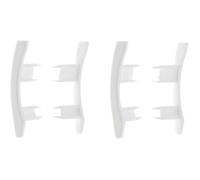 Embout guidage volet roulant - PVC blanc - 4 pièces - Lame 42 x 8 mm - Droit et gauche