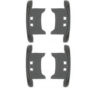 cyclingcolors 4x Embout guidage de lame de volet roulant en PVC noir Coulisse Maintien Treuil Fenêtre Store Ouverture Fermeture Tablier, pour lame alu de 37 x 8mm