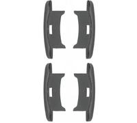 Embout guidage volet roulant - PVC noir - Pour lame alu 55x13mm - Lot de 4