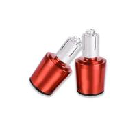 Embout guidon moto Moto Poignée D’extrémité Guidon Poignées Extrémités Cap Plug Slider Couvercle Contrepoids Pour Rebel CMX 1100 300 500 CM300 CM500(Orange)