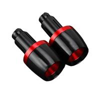 Embout guidon moto Moto Pour Rebel CMX 250 300 500 1100 1100T 2014-2023 2022 Guidon Grips Extrémités Cap Bouchon D’extrémité(ROUGE)