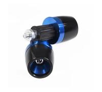 Embout guidon moto Poignées Guidon Moto Fin Poignée Capuchon Barre Bouchon D’extrémité Pour Ducati 7/8 "22mm Contrepoids Slider(BLEU)