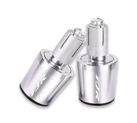 AFSDK Embout Guidon Moto pour Y-amaha FJR1300 FJR 1300 2004-2015 Moto CNC Guidon poignées de Guidon Capuchon extrémité poignée Bouchons Accessoires de Capuchon(Silver)