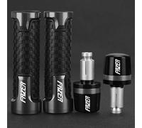 Embout Guidon Moto pour Y-amaha FZS 600 FZS600 F-Azer 1998-2003 1999 2000 2001 2002 Bouchons d'extrémité de poignée de Guidon de Moto 7/8''22mm poignées de Course(Y)