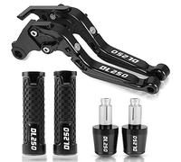 Embout Guidon Pour S┐UZUKI V-STROM DL250 2017-2018 VSTROM DL 250 Moto Réglable Levier D'embrayage De Frein Guidon 22 MM Poignées End Set(D)
