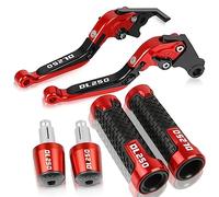 Embout Guidon Pour S┐UZUKI V-STROM DL250 2017-2018 VSTROM DL 250 Moto Réglable Levier D'embrayage De Frein Guidon 22 MM Poignées End Set(I)