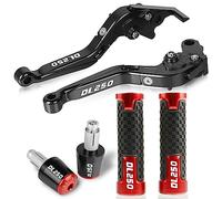 Embout Guidon Pour S┐UZUKI V-STROM DL250 2017-2018 VSTROM DL 250 Moto Réglable Levier D'embrayage De Frein Guidon 22 MM Poignées End Set(F)