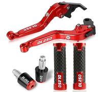 Embout Guidon Pour S┐UZUKI V-STROM DL250 2017-2018 VSTROM DL 250 Moto Réglable Levier D'embrayage De Frein Guidon 22 MM Poignées End Set(E)