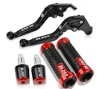 Embout Guidon Pour S┐UZUKI V-STROM DL250 2017-2018 VSTROM DL 250 Moto Réglable Levier D'embrayage De Frein Guidon 22 MM Poignées End Set(L)