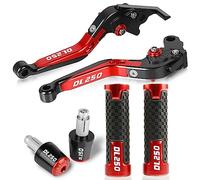 Embout Guidon Pour S┐UZUKI V-STROM DL250 2017-2018 VSTROM DL 250 Moto Réglable Levier D'embrayage De Frein Guidon 22 MM Poignées End Set(G)