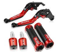 Embout Guidon Pour S┐UZUKI V-STROM DL250 2017-2018 VSTROM DL 250 Moto Réglable Levier D'embrayage De Frein Guidon 22 MM Poignées End Set(Q)