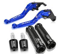 Embout Guidon Pour S┐UZUKI V-STROM DL250 2017-2018 VSTROM DL 250 Moto Réglable Levier D'embrayage De Frein Guidon 22 MM Poignées End Set(N)