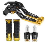 Embout Guidon Pour S┐UZUKI V-STROM DL250 2017-2018 VSTROM DL 250 Moto Réglable Levier D'embrayage De Frein Guidon 22 MM Poignées End Set(C)