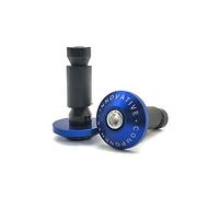 Embout Guidon Pour YZ125 YZ250F YZ450F YZ250X YZ250FX YZ450FX Embouts de poignée de moto Barre de prise équilibrée Curseur Guidon Cap Grips(Blue)