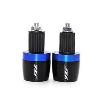 Embout Guidon Pour YZF R6S YZF R6 YZF-R1 YZF R1 Moto CNC 7/8 '' 22MM Guidon Guidon Fin Poignées Cap Poids Bouchons Silder(Blue)