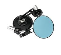 Embout Guidon Rétroviseur 2pcs Motorcycle Rétro-visualités CNC Motorcycle Bar End Black Rear View Side Mirror pour pour Speed pour Triple Accessoires