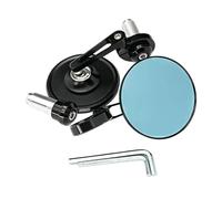 Embout Guidon Rétroviseur 2pcs Motorcycle Rétro-visualités CNC Motorcycle Bar End Black Rear View Side Mirror pour pour Speed pour Triple Accessoires