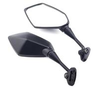 embout guidon rétroviseur latéral Pour Kawasaki Pour Ninja 250R EX250 2008-2012 Pour 650R ER6F 2006-2019 Moto Rétroviseurs Latéraux(Black)