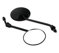 embout guidon rétroviseur latéral Pour Kawasaki Pour Z1000 Pour Z750 10 Mm 8 Moto Arrondi Rétroviseur Latéral Scooter Rétroviseurs