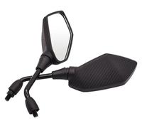 embout guidon rétroviseur latéral Pour Kawasaki Pour Z900 Pour Z900RS Pour Z400 Ou Z650 Z800 Z1000 Z250 Z300 250R Rétroviseur Moto Rétroviseurs Latéraux(Carbon Fiber)