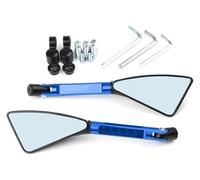 embout guidon rétroviseur latéral Pour Kawasaki Z800 Z800/E Version Moto Latéraux CNC Rétroviseur Rétroviseurs(Blue)