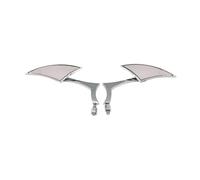 Embout Guidon Rétroviseur Lot De 2 Rétroviseurs Latéraux Universels Réglables en Alliage D'aluminium pour Guidon De Moto, 8/10 Mm