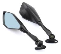 embout guidon rétroviseur Pour Kawasaki Pour Ninja400 Pour EX400 2018 2019 2020 Moto Rétroviseurs Gauche Et Droit Rétroviseurs Latéraux Aile(Short blue lens)