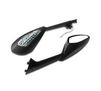 Embout Guidon Rétroviseur pour pour Panigale 899 899S 1199 1199S 2012-2015 Rétroviseur Moto Gauche Droite LED Clignotant Rétroviseur Fixe