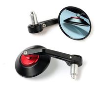 embout guidon rétroviseur Pour TRIUMPH Pour BONNEVILLE T100 T120 Moto Rétroviseurs Latéraux Rétroviseur Bleu HD Antireflet Aile