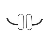 Embout Guidon Rétroviseur Rétroviseurs De Moto en Alliage D'aluminium, Rotation À 360 Degrés, Mini Rétroviseurs Latéraux Ovales 8 Mm/10 Mm Universels