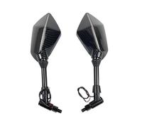 Embout Guidon Rétroviseur Universel 10mm Moto avec Lumière LED Rétroviseur Rétroviseurs Boîtier Rétroviseur Latéral pour R1200gs R1200GS R1200RT