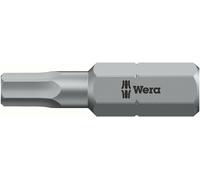 Wera Embout 6 pans, 1/4 pouce, profil Hex-Plus, 4 mm, Quantité:1