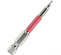 Embout Hexagonal 65mm Acier, Magnétique, pour h5 Embout Hexagonal(H2) | Pour Mécanique Auto, Acier Trempé 62HRC, pour idéal pour pros, Queue 1/4 Pouces, Taille 65mm