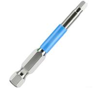 Embout hexagonal en acier de 65 mm avec code couleur arc-en-ciel et pointe magnétique pour une meilleure gestion du flux de travail et des outils (B)