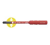 Embout interchangeable VDE diamètre 6 mm plat PZ2 Wiha 2831-14 Rouge